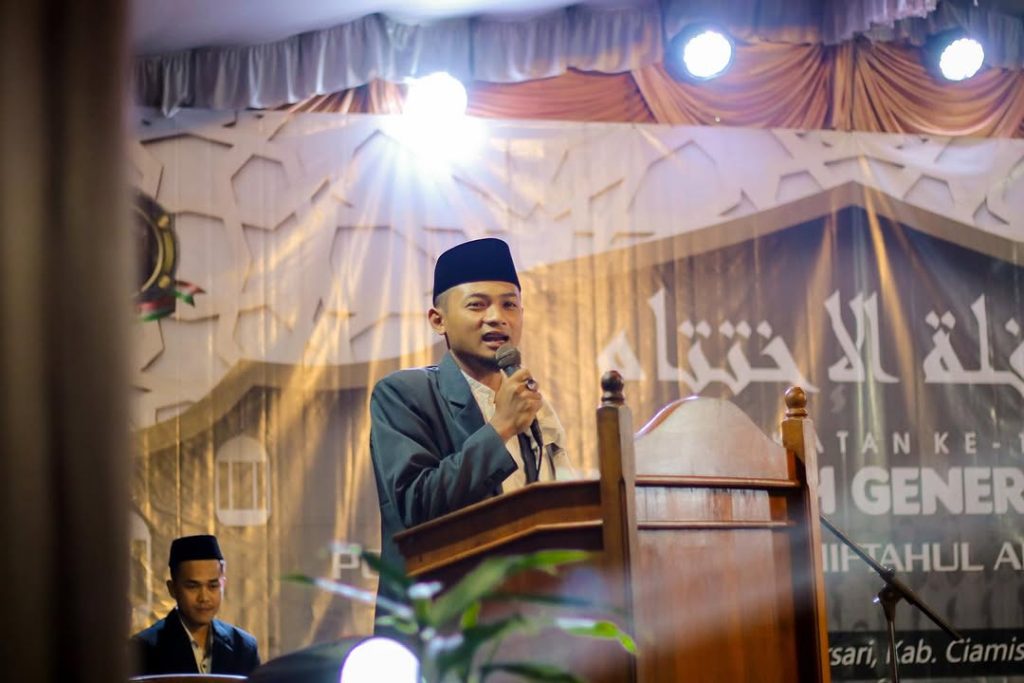 Foto; Ustadz Nida saat sedang memberikan ceramah, Sumber : IG @nidahusnaabdulmalik