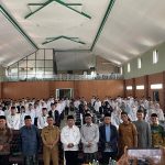 Foto bersama peserta ujian tahdid mustawa bersama tamu undangan, foto ; Meylani