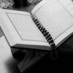 Photo by Abdulmeilk Aldawsari: https://www.pexels.com/photo/monochrome-photo-of-opened-quran-36704/