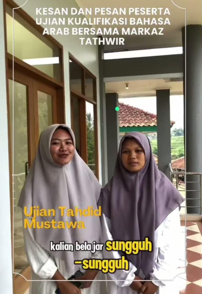 Talita Dan temannya ketika sedang memberikan testimoni, foto: Media Afwaja Center