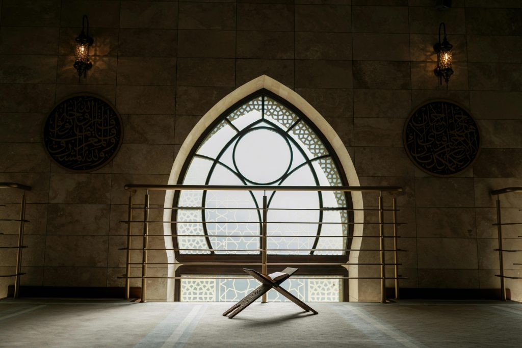 Photo by Alena Darmel: https://www.pexels.com/photo/daylight-coming-from-the-arch-glass-window-8164749/