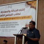 Kepala Dinas Pendidikan Ciamis saat memberikan sambutan, Foto:Dok.Afwaja