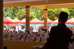 Suasana saat sosialisasi program kuliah ke Mesir d PSM Pangandaran, Foto: Dok.Afwaja