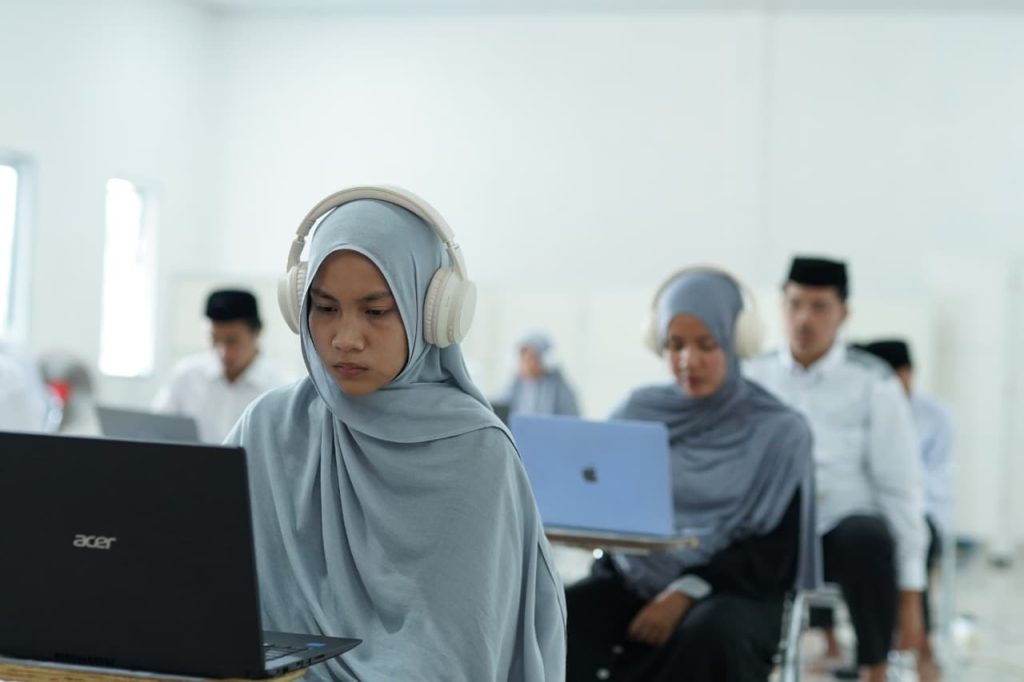 Pelaksanaan Ujian Tahdid Mustawa di Ciamis, Foto: Dok.Afwaja
