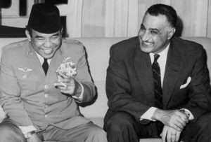 Ir.Soekarno, Presiden RI Pertama bersama Presiden Mesir, Foto: Istimewa