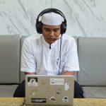 Salah satu peserta ujian tahdid mustawa sedang melaksanakan ujian syafahi, Foto: Dok.Afwaja