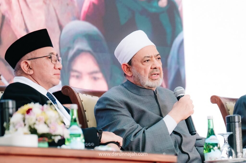 Grand Syekh Al-Azhar Mesir saat mengisi sebuah acara di Indonesia, Foto: Istimewa